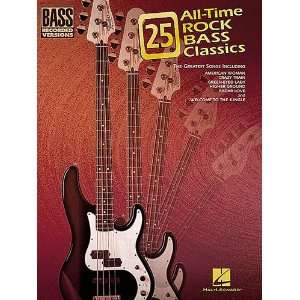   25 All Time Rock Bass Classics Tab Songbook Musical Instruments