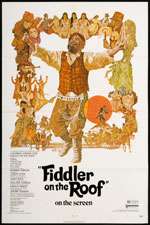 Fiddler on the Roof 1972 Original Movie Poster 1 Sheet  