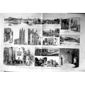   1886 Conway Castle Carnarvon Archaeology Abbey Chirk
