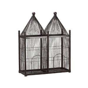  Antique Bird Cage 10w24lx30h Russet