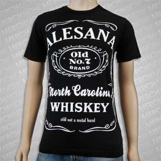 ALESANA whiskey label T SHIRT NEW S M L XL  
