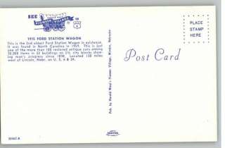 Postcard~Pioneer Village Ford Station Wagon~Minden,NE  