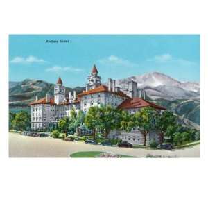   Exterior View of the Antlers Hotel Giclee Poster Print