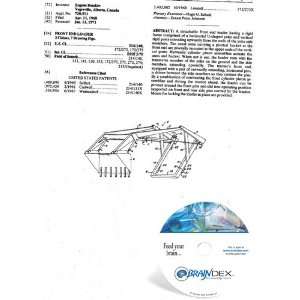  NEW Patent CD for FRONT END LOADER 