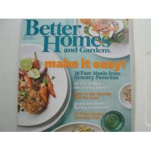   Better Homes and Gardens Magazine (Make It Easy) Gayle Butler Books