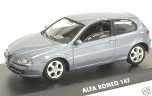 wonderful Italian modelcar ALFA ROMEO 147 in greymetal.  