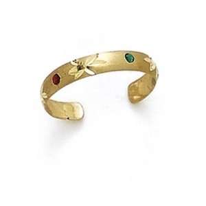  14k Enamel Toe Ring   JewelryWeb Jewelry