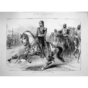   1877 Abdul Hamid Sultan Turkey Horses Soldiers Troops
