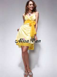 Alisa Pan Summer Charming Sash Cocktail Graduation Dress 03022 US Size 