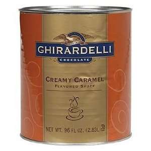 Ghirardelli Chocolate Flavored Sauce, White Chocolate, 96 Ounce 