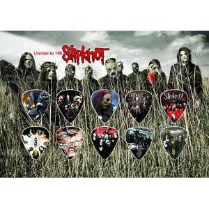  Slipknot (Field) Guitar Pick Display Limited 100 Only 