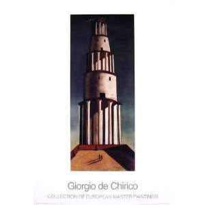  La Grande Torre 1913 by Giorgio De Chirico. Best Quality 