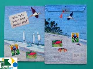 STAMPS 2004 BRAZILIAN SELOS COMPLETE COLLECTION BRAZIL  