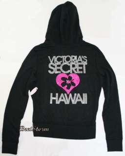 Victorias Secret Hawaii Exclusive Supermodel Essentials Black Hoody 