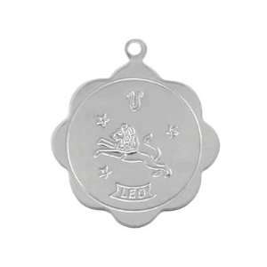    20mm Sterling Silver Zodiac Charm   Leo Arts, Crafts & Sewing