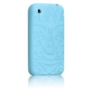  Case Mate Tiki Skin Rubber Case for iPhone 3G, 3G S (Blue 