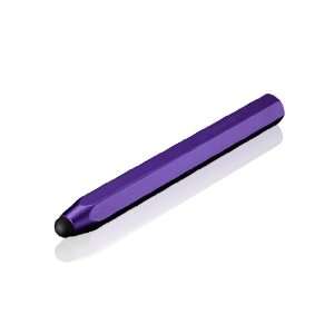  Aluminum Capacitive Pencil Shape Stylus Pen PURPLE 