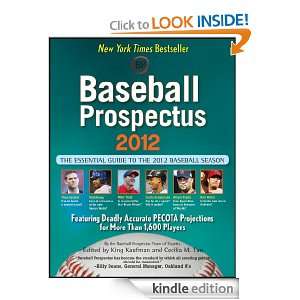 Baseball Prospectus 2012 Baseball Prospectus  Kindle 