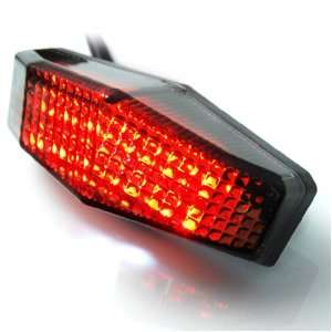 Smoke Red LED Sport Brake Taillight License Plate For Honda XL1000V 