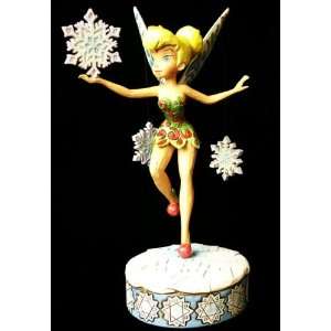  Jim Shore Disneys Tinker Bell Winter Wonderland Figurine 