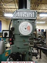 Alliant Milling Machine Model 1 1/2 TMV Miller  