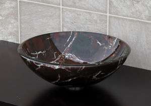 Bathroom Double Layer Glass Vessel Vanity Sink Drain 49  