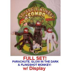   Slingshot Superfly Parachute, Glow in the Dark, and Classic Monkeys