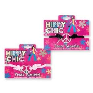  Hippy Chic Peace Sign Bracelet Case Pack 3 Everything 