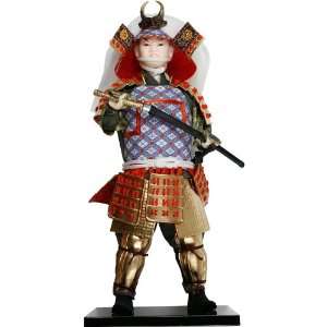 Colored Standing Samurai Warrior 