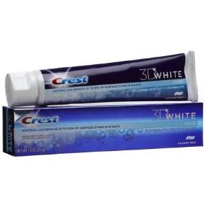 Crest 3D White Vivid Fluoride Anticavity Toothpaste Radiant Mint 7.6 