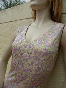 100% AUTHENTIC VERSUS GIANNI VERSACE rayon floral simple dress, in 