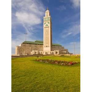 Largest Mosque in Morocco, Casablanca, Morocco, North Africa, Africa 
