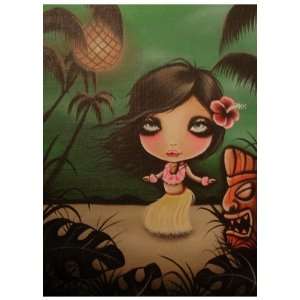  Hula Party by Candy Cane Deviant Fairytale Fine Art Paper 