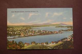 Lake Memphremagog & Newport VT Vintage Postcard  