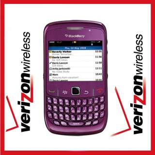 MINT Verizon BlackBerry Curve 8530 Smartphone Purple  