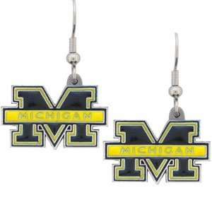  College Earrings   Michigan Wolverines