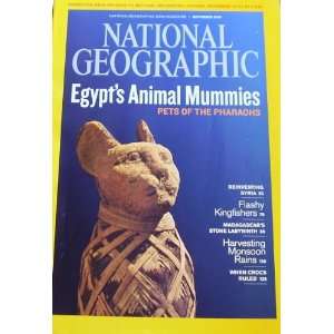   Geographic November 2009 Egypts Animal Mummies 