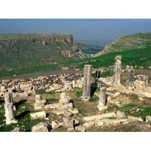  Ruins of the 4Th Century Synagogue at Arbel in the Galilee 