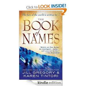 The Book of Names A Novel Jill Gregory, Karen Tintori  