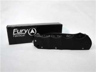 Fury 51080 EMS 5 Flat Black 440C Window Glass Punch  