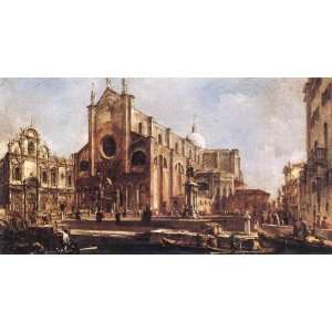   and Church of Sts John and Paul, By Guardi Francesco