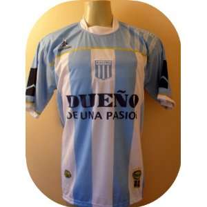  RACING CLUB ARGENTINA SOCCER JERSEY SIZE LARGE. NEW 