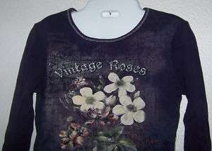 Womens BLUE CANYON CLOTHING T Shirt Top Small S  