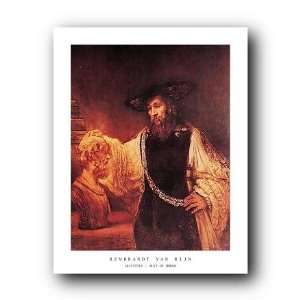 22x28) Rembrandt Van Rijn (Aristotle Contemplating the Bust of Homer 