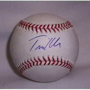  Travis Hafner Autographed Baseball   Autographed Baseballs 