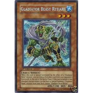  Yugioh CSOC EN086 Gladiator Beast Retiari Secret Rare 