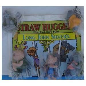 Long John Silver`s Kid`s Meal Once Upon A Forest Set Of (5) PVC Straw 