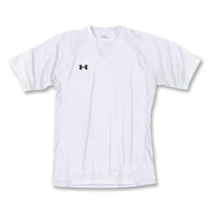  Under Armour Emulate Soccer Jersey (Wh/Bk) Sports 