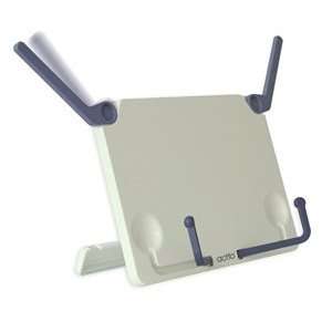 com Actto White/Blue Portable Reading/Tablet PC Stand Holder for Book 