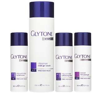  Glytone Normal to Oily Skin System Kit 1 w/ Mini Peel 4 